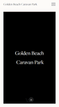 Mobile Screenshot of goldenbeachpark.co.uk